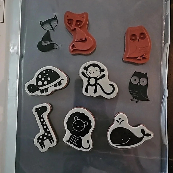 Stampin’ Up! Retired Stamp Set - Fox & Friends - Picture 2 of 2